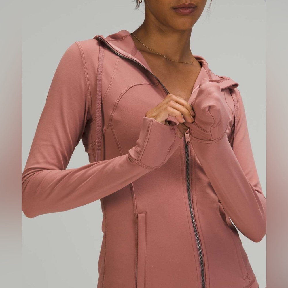 Lululemon Athletica Hooded Define Jacket Sweater Top Nulu - Spiced Chai